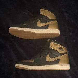 Jordan 1 Black and Gold